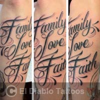 lettering tattoo image