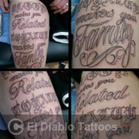 lettering tattoo image